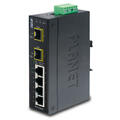 Planet Switch 4-p Gigabit 2xSFP Layer2 Industri IP30 DIN RPS